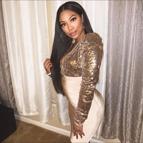 Sequin bandage dress - Picture 3 of 3